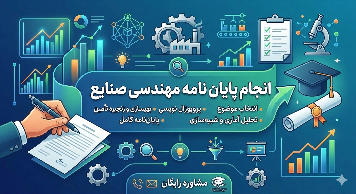 انجام پایان نامه مهندسی صنایع مقاطع دکتری و کارشناسی ارشد 1 انجام پایان نامه مهندسی صنایع مقاطع دکتری و کارشناسی ارشد